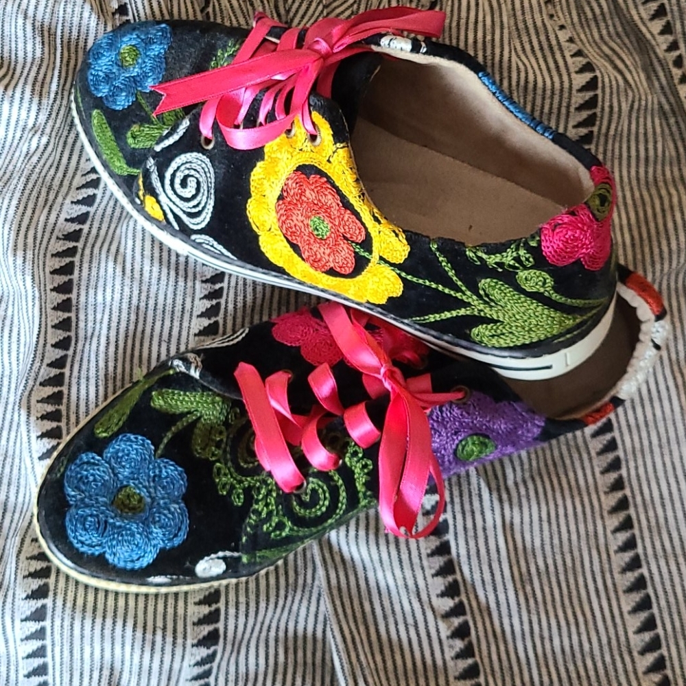Embroidered Sneakers
